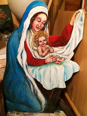 Betlém Hany Roušarové - Panna Maria s Ježíškem
